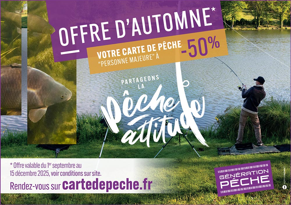 Pêche Paris Offre d'automne 2025