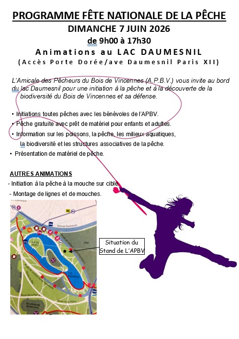 Affiche Fête de la pêche Paris 2026